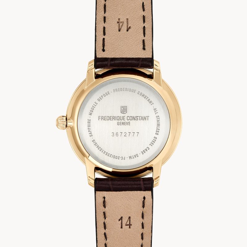 FREDERIQUE CONSTANT フレデリック コンスタント FC-235M1S5 Classics Slimline Ladies Small Seconds Watch FC-235M1S5